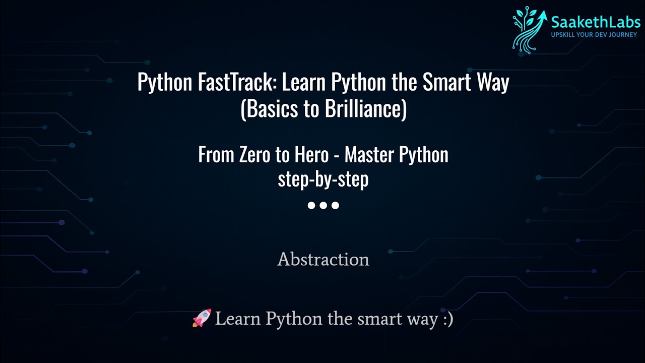 Abstraction in Python Explained Simply 🚀 | OOP Concepts