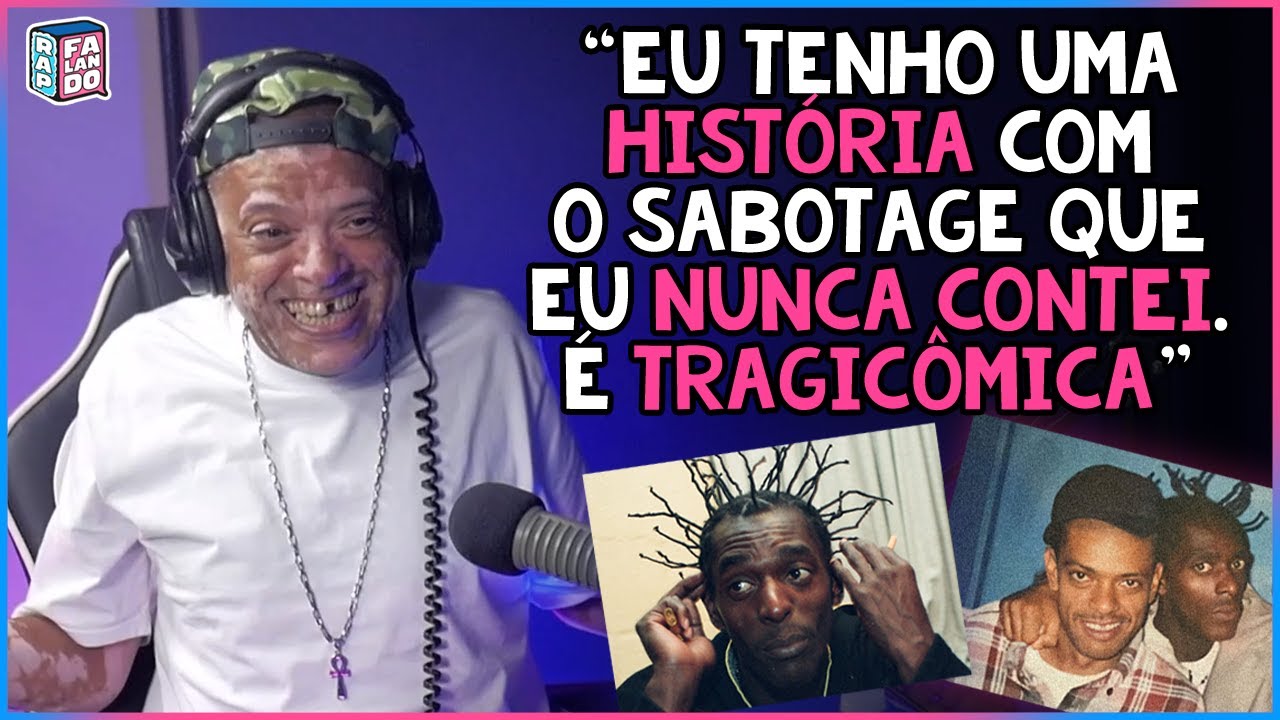 KL JAY RELEMBRA VIVÊNCIAS COM SABOTAGE | rap, falando: cortes