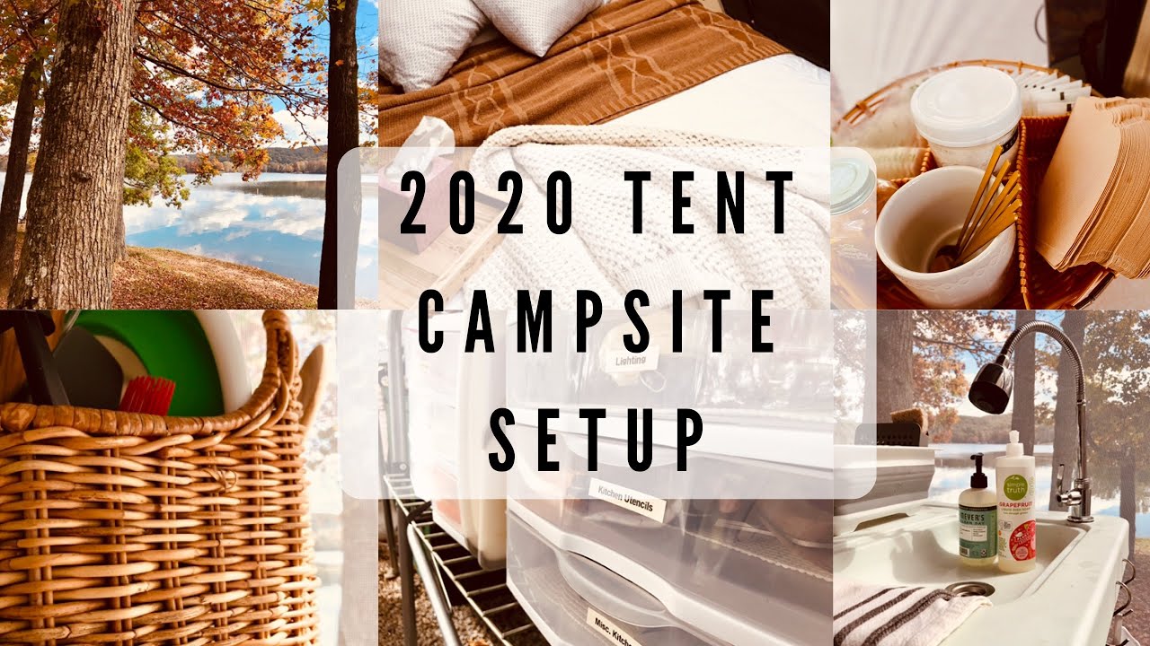 2020 TENT CAMPSITE SETUP