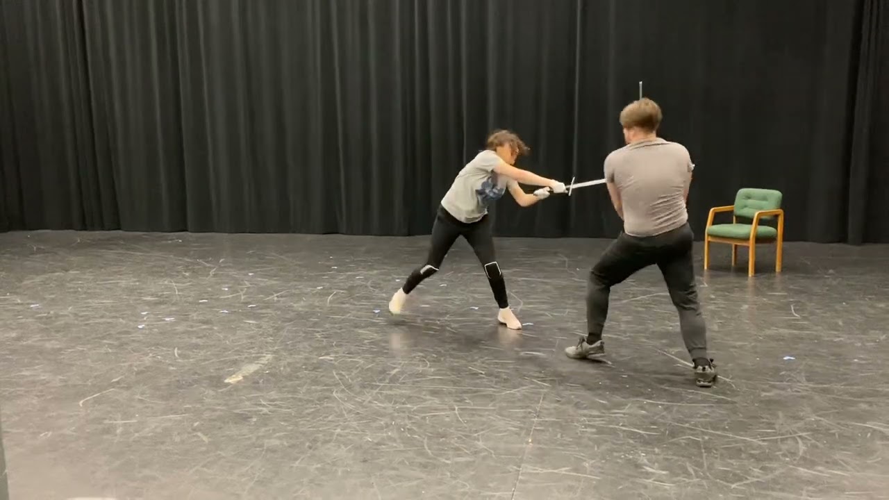 Stage Combat Lady Grey and King Edward Henry VI Part 3