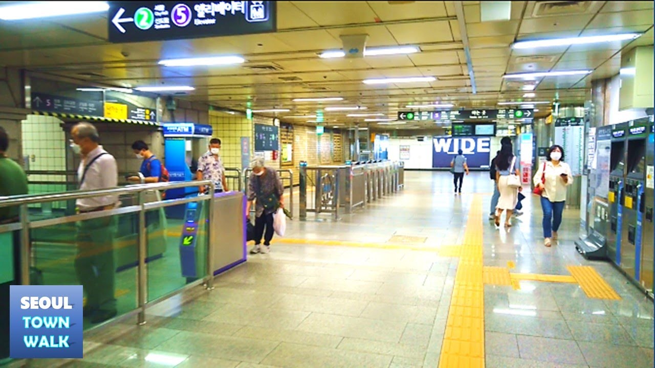 【4K】 17-0-0-4. Euljiro 4-ga Subway Station walk tour, Seoul, Korea [Jung-gu]┃을지로4가역 걷기 [중구]