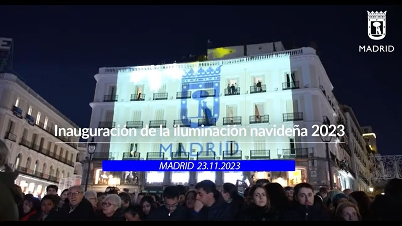 Así fue el mágico encendido del alumbrado de #NavidadMadrid2023