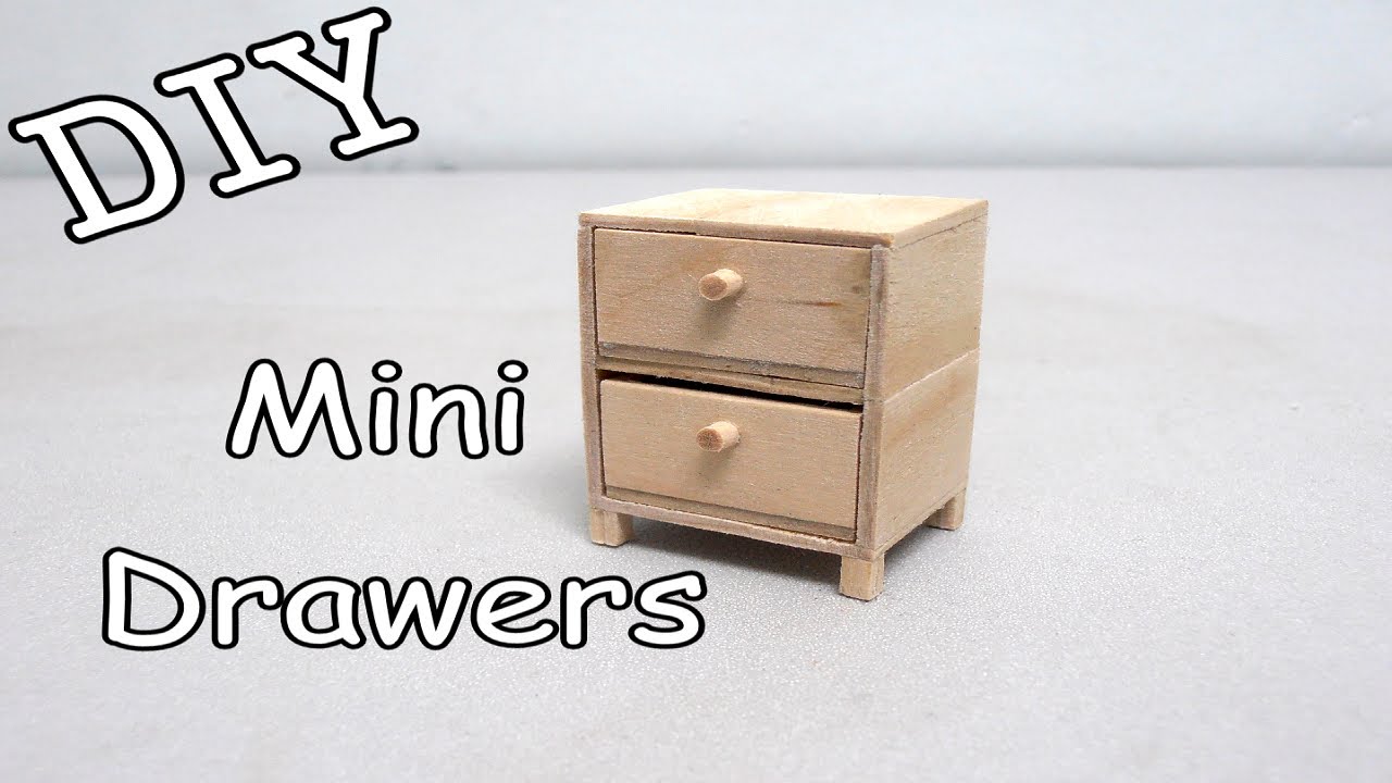 DIY Mini Drawers #19 (Popsicle Stick)