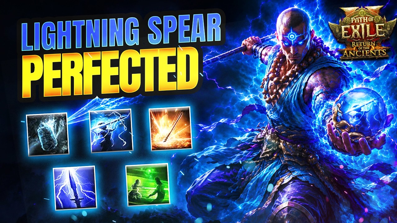 Martial Artist с Lightning Spear &mdash; это просто ИМБА! Сносит карты T16 и боссов! | PoE 2 0.5