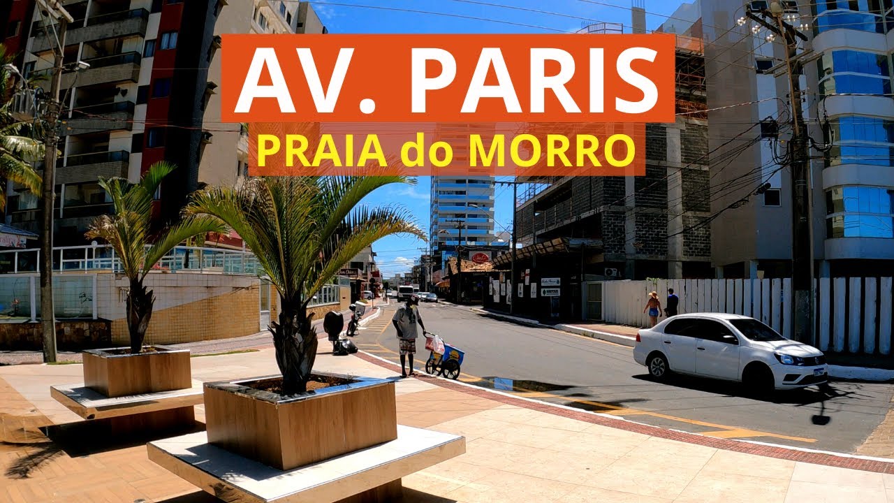 PASSEIO pela AV.PARIS | PRAIA do MORRO, Guarapari - ES