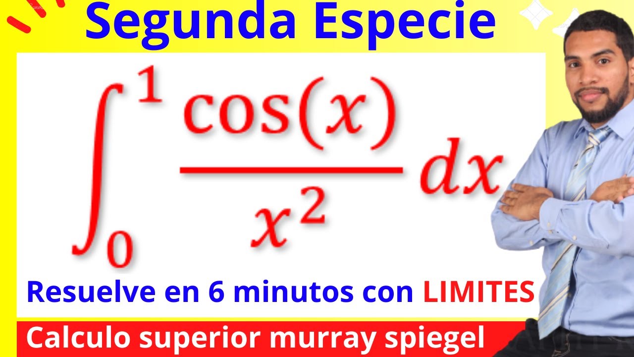 Como resolver INTEGRALES IMPROPIAS de SEGUNDA ESPECIE por CRITERIO DEL COCIENTE | Cos(x)/x^2