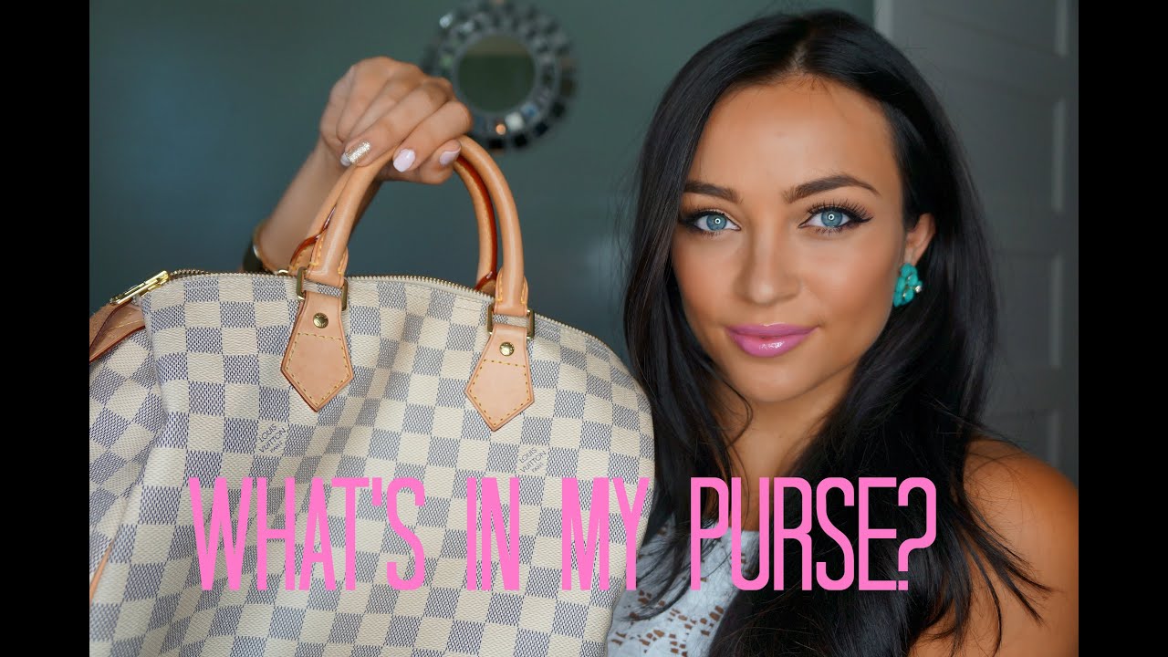 What's in My Purse ♡ LV Speedy 30
