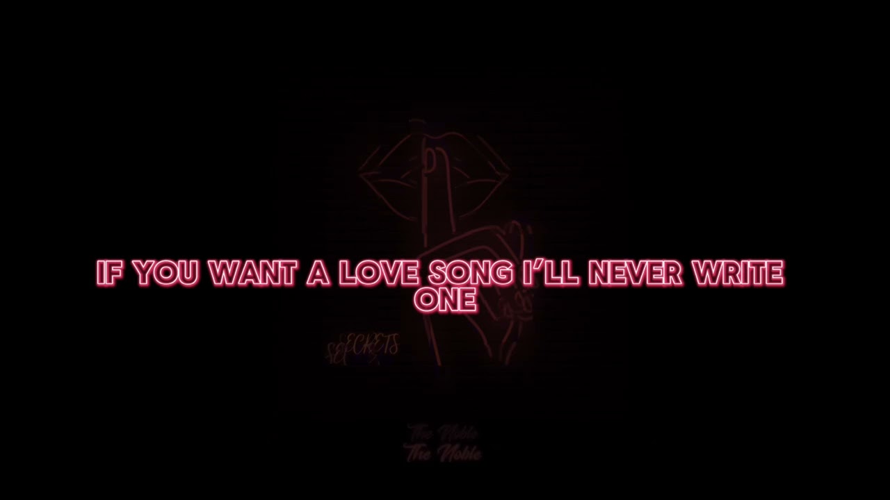 The Noble - Secrets (Feat. Mukuka) [Lyric Video]