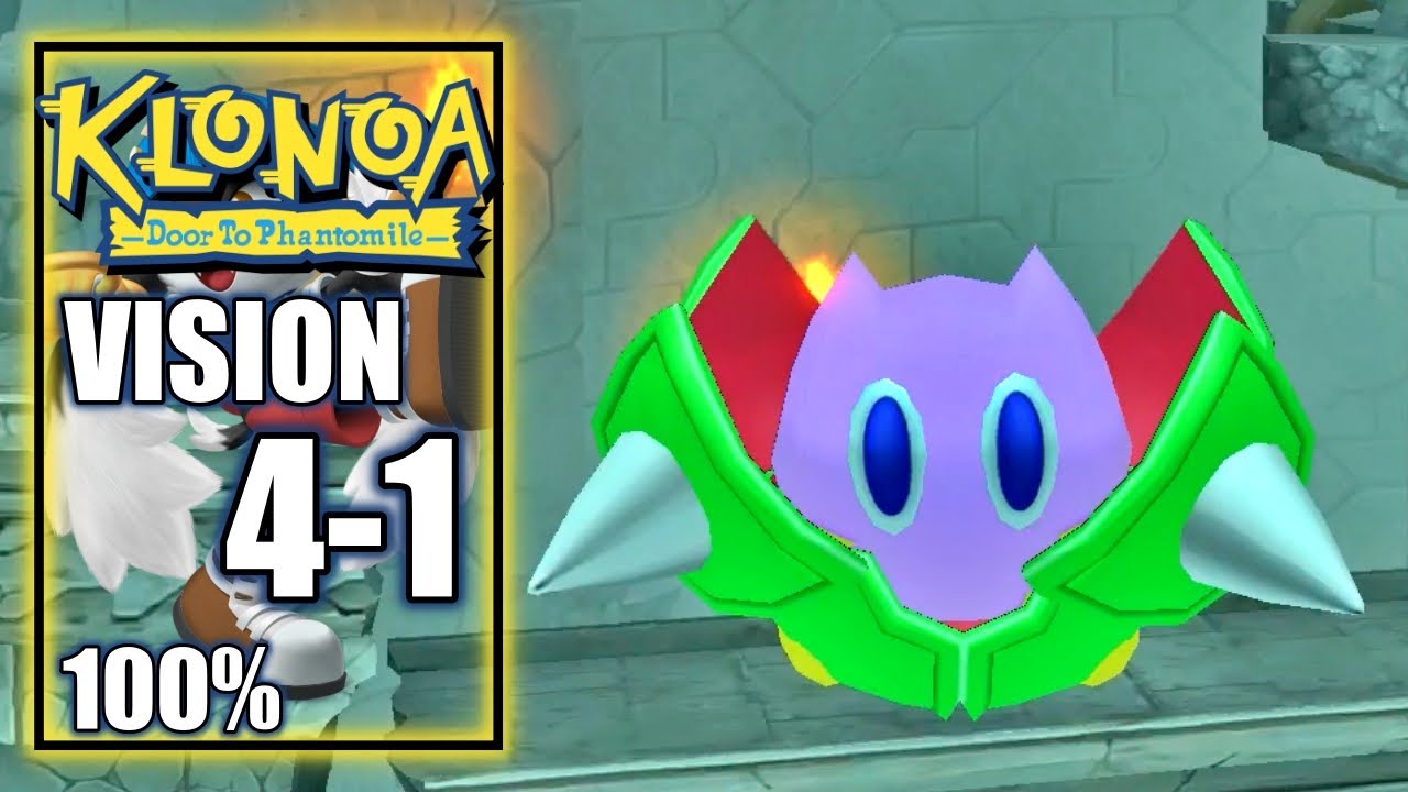 Klonoa Door to Phantomile - Vision 4-1 - All Dream Stones & Phantomilians 100% Gameplay Walkthrough