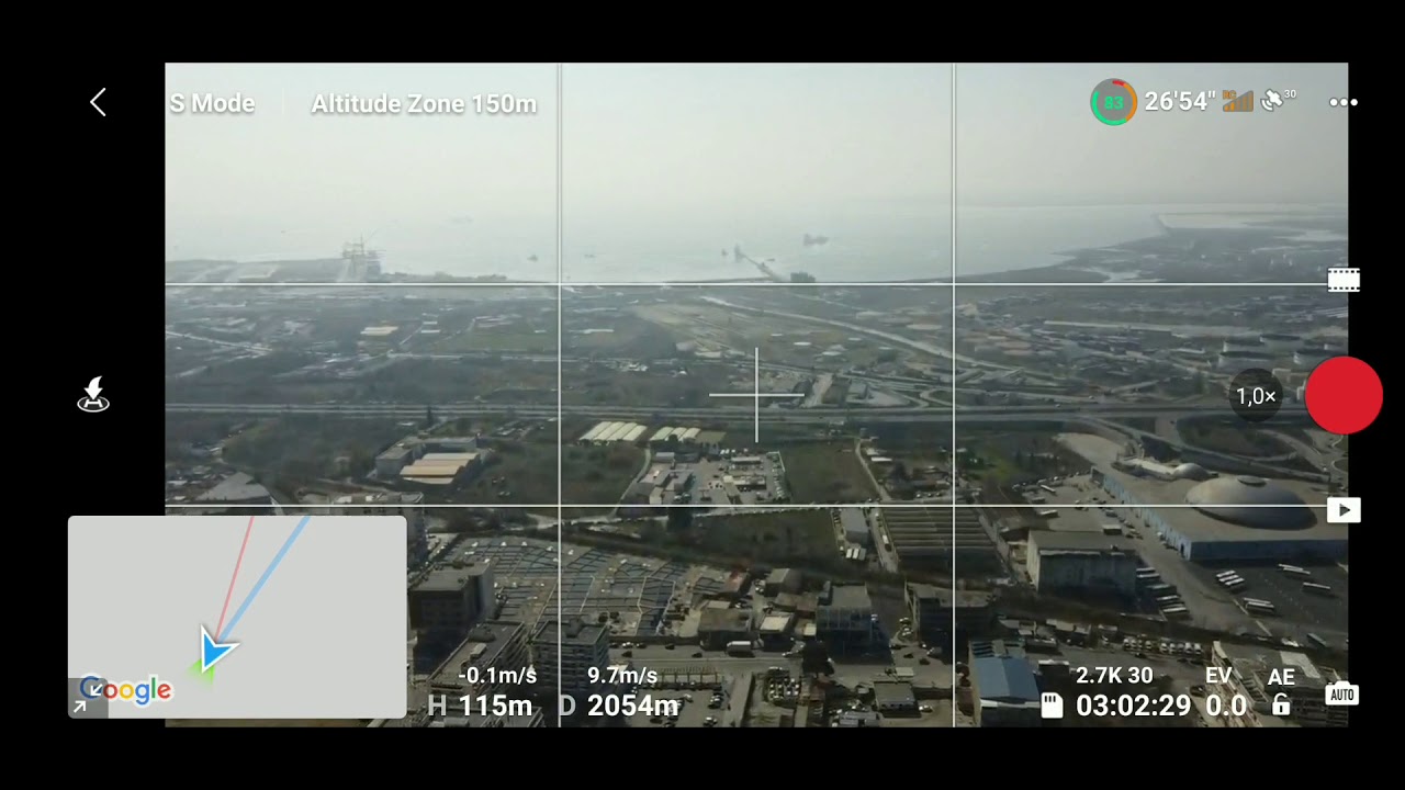 DJI MINI 2-HIGH INTERFERENCE AREA- ocusync 2.0 /range  TEST - LOST CONNECTION AUTO RTH 2468 m part 1