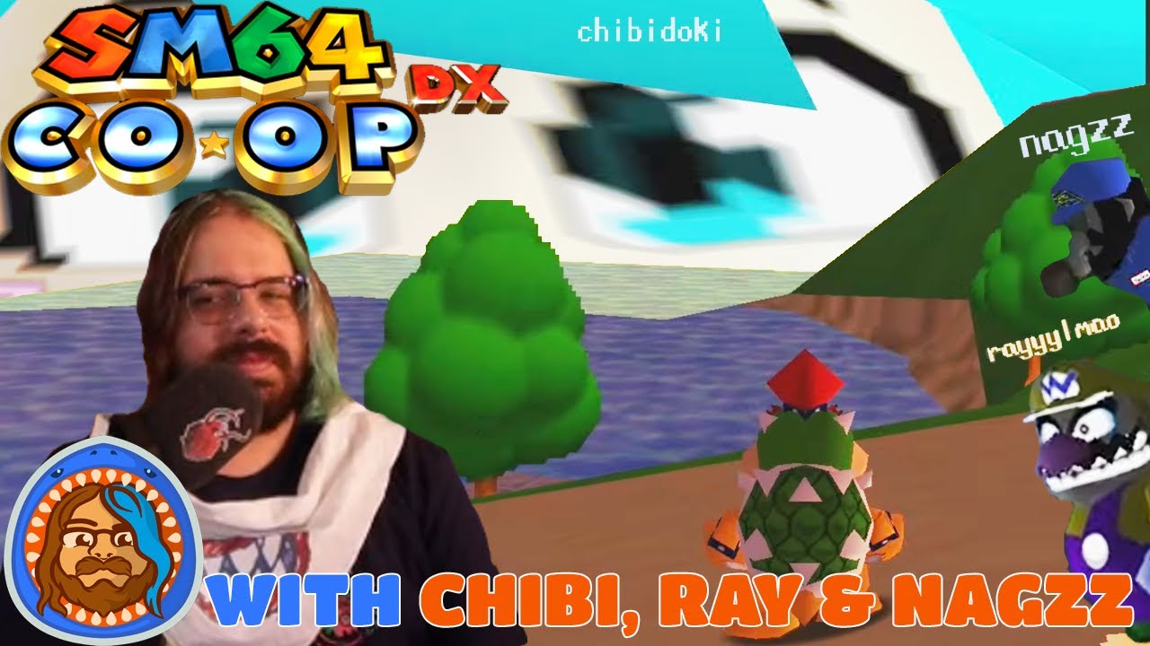 One Of The Most Chaotic Ways To Play Mario | Super Mario 64 Co-op With Ray, Chibidoki, and Nagzz21