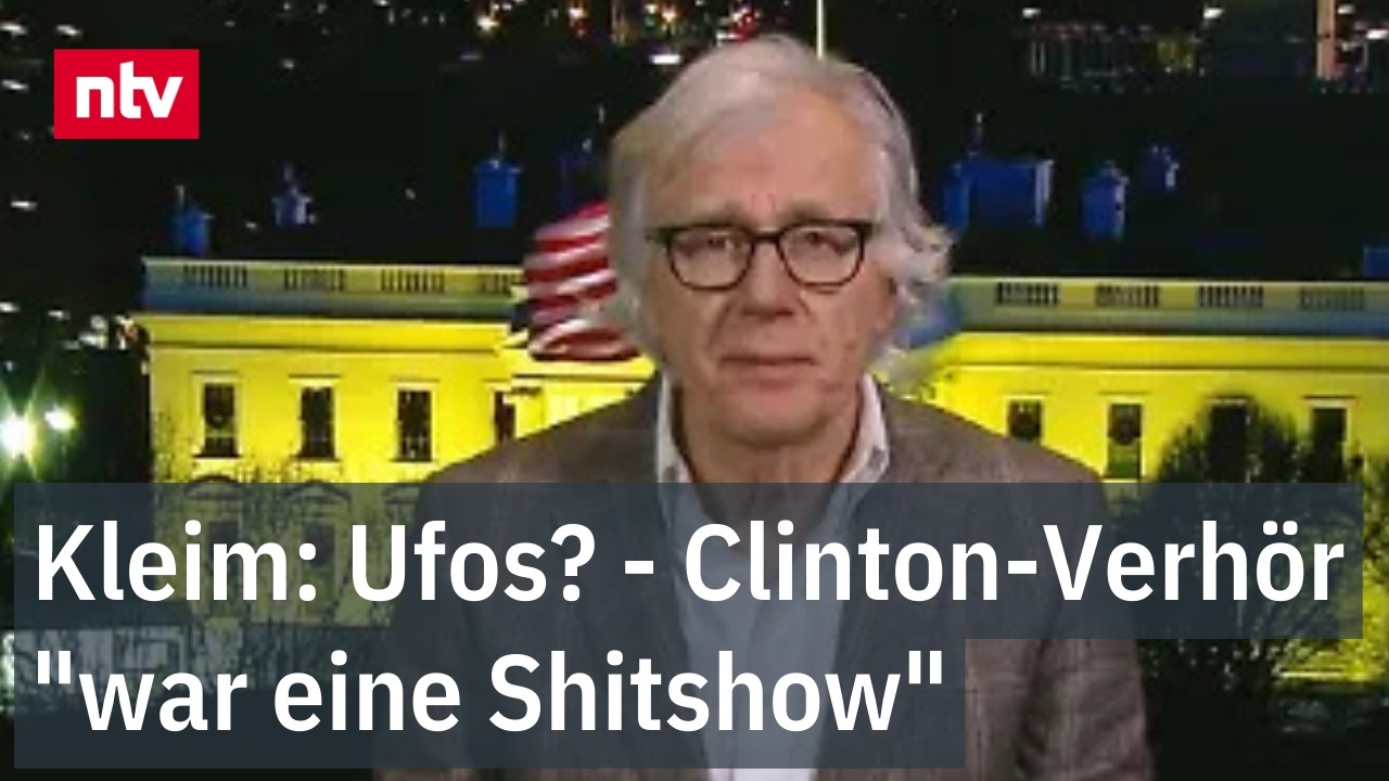 Kleim: Ufos? - Clinton-Verhör 