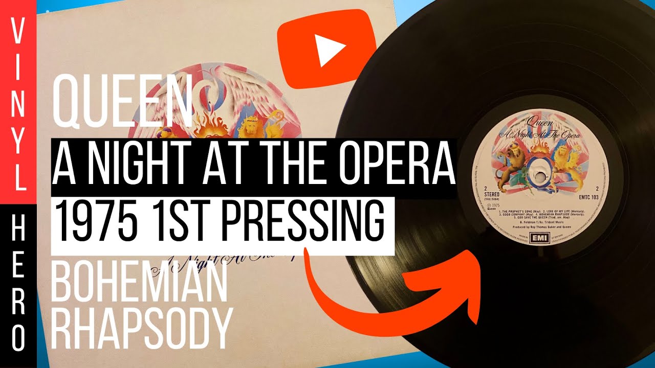 Bohemian Rhapsody - Queen - 1975 UK 1st Pressing #queen #vinyl #anightattheopera