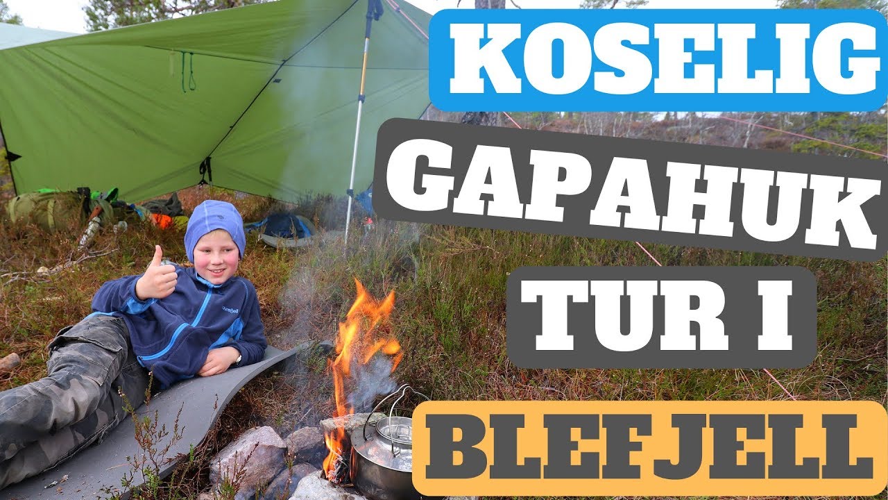Friluftsliv 2018 - Koselig gapahuk tur til Blefjell