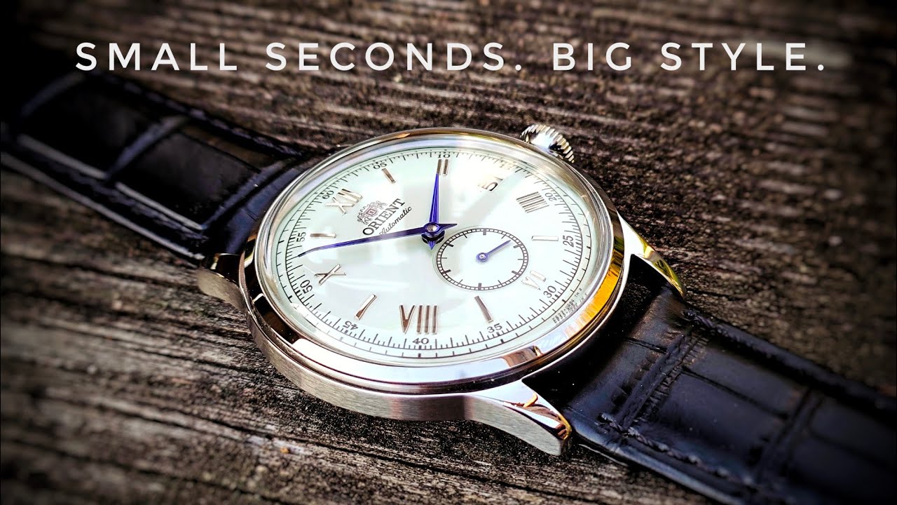 Wie teuer sieht diese günstige Automatikuhr aus? Orient Bambino Classic Small Second RA-AP0105Y