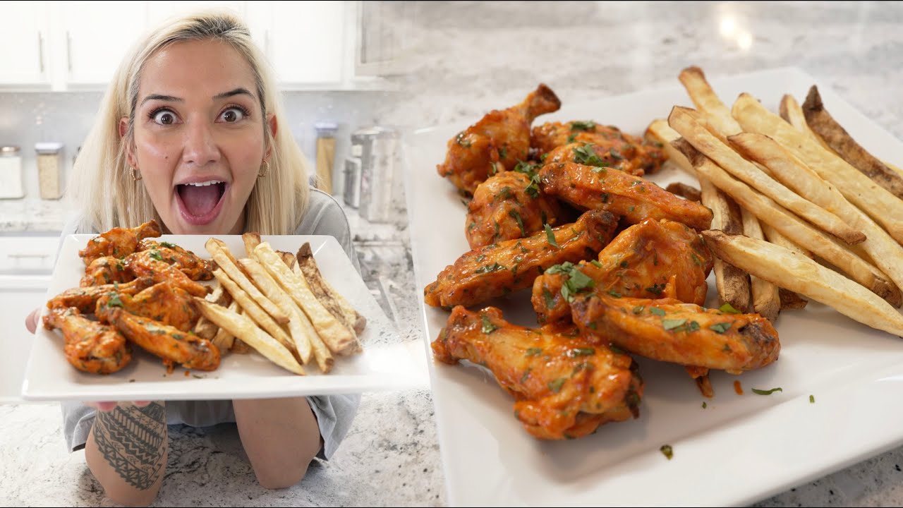 MACRO FRIENDLY BUFFALO WINGS AND FRIES