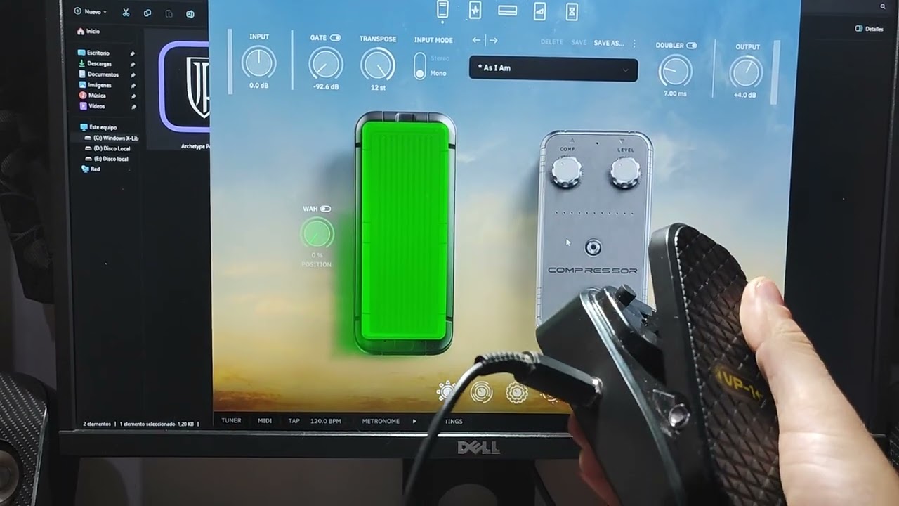 pedal de expresión chino