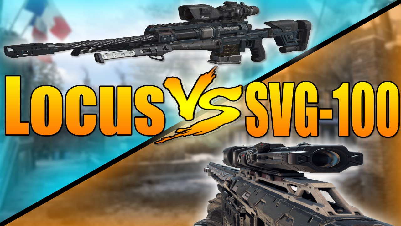 Locus VS SVG-100 (Call of Duty Black Ops 3 Sniper Rifle Versus Revisited)