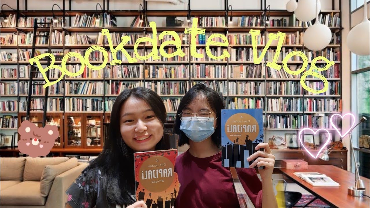 bookdate vlog - bookstore shopping 💫🔖📚 | booktube indonesia