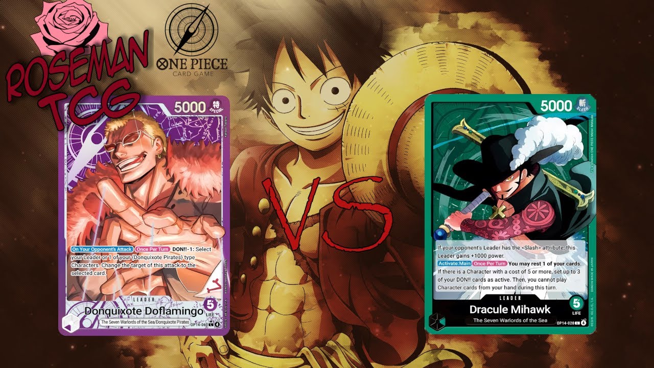 One Piece TCG Purple Doflamingo v Mihawk - February 8th Round 2