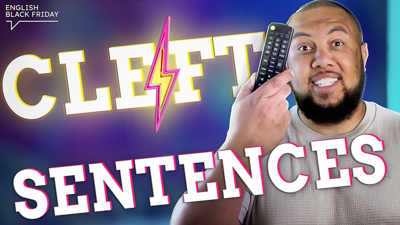 NUNCA te ensinaram as CLEFT SENTENCES em inglês | English Black Friday