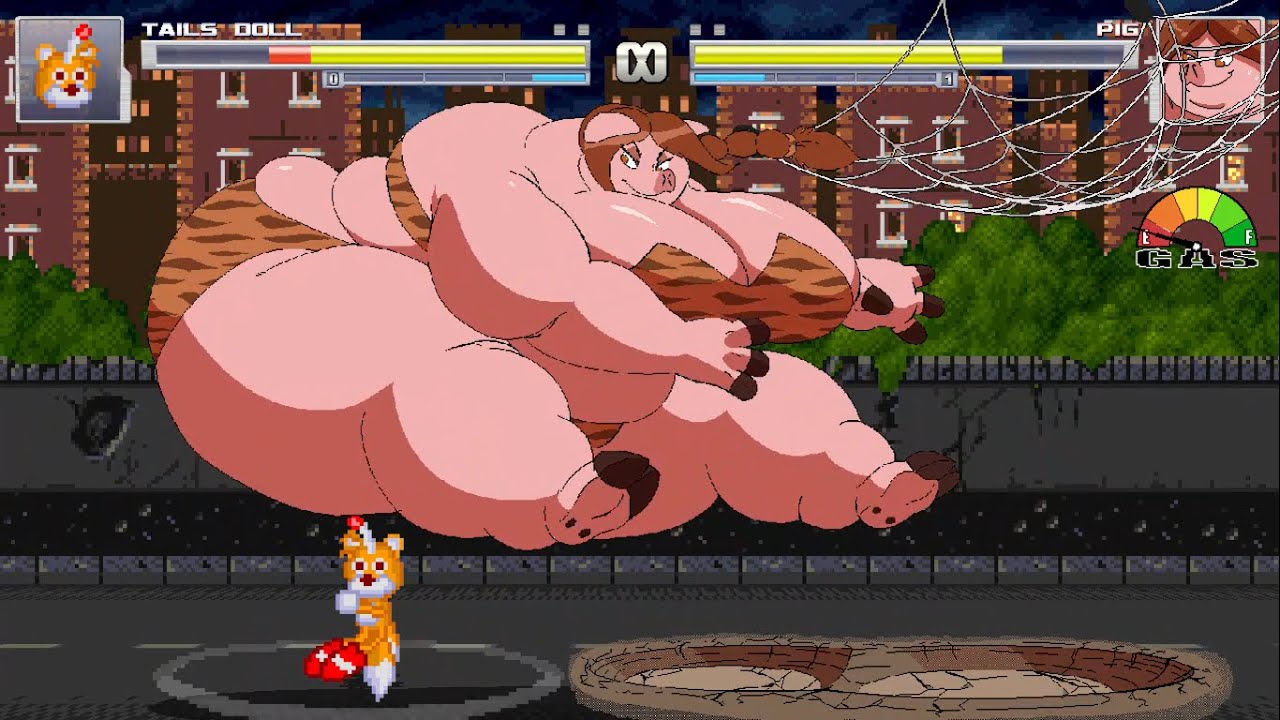 (M.U.G.E.N) Tails Doll vs Pig