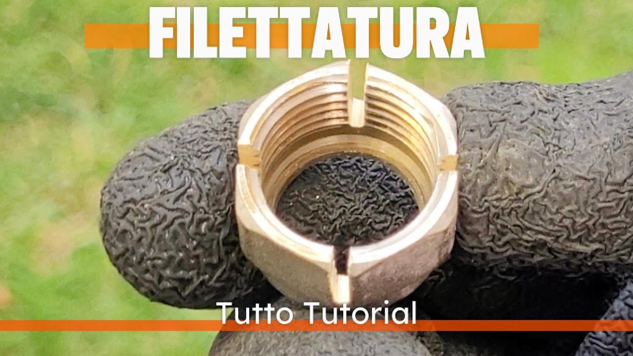 Filettatura semplice ed economica tubo PVC