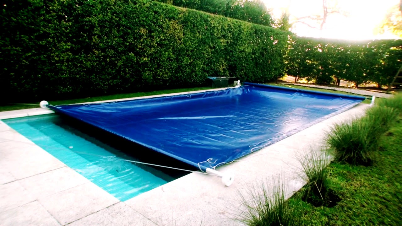 Sistema de Enrollado Manual / Cobertor de Seguridad para Piscinas