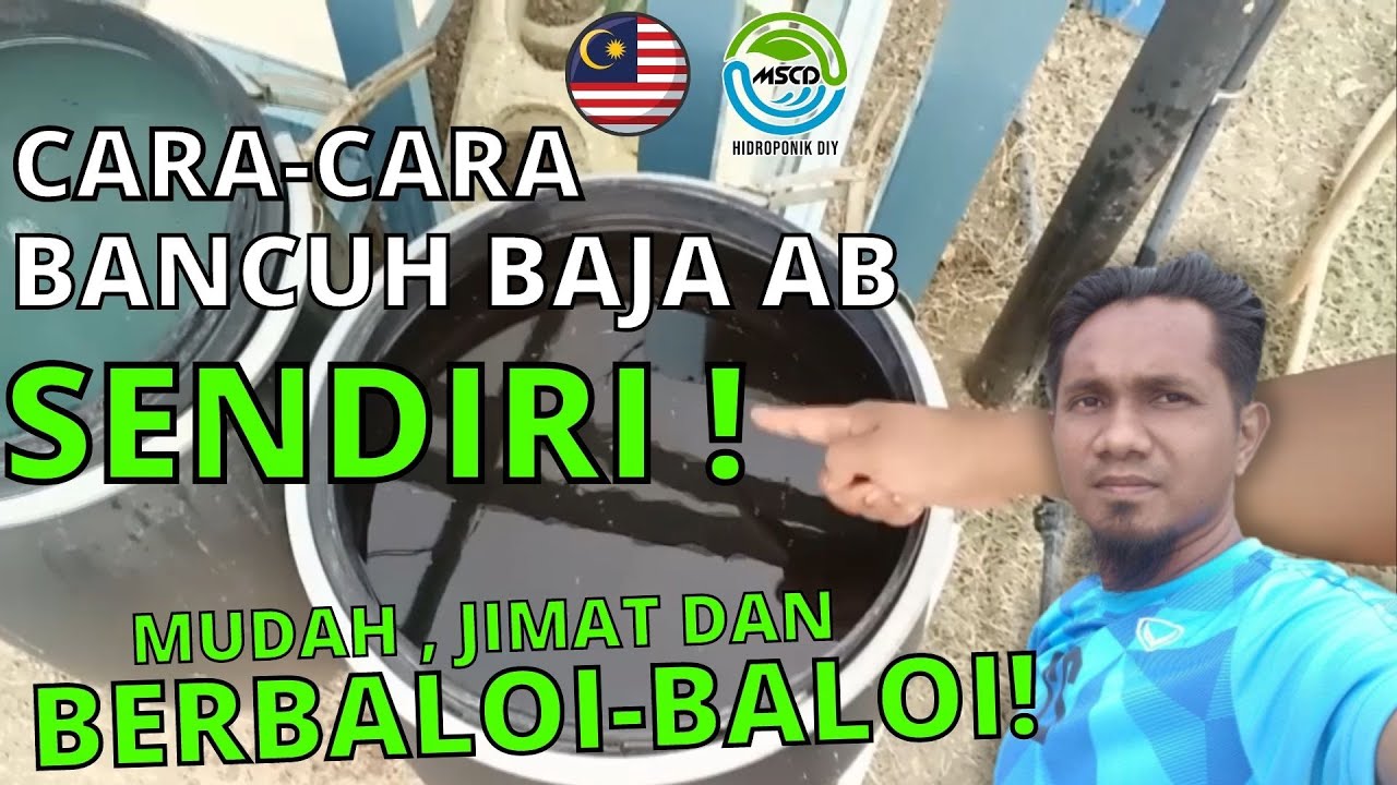 CARA-CARA BANCUH BAJA AB SENDIRI   |   BERJIMAT DALAM HIDROPONIK   |   MSCD HIDROPONIK DIY MALAYSIA