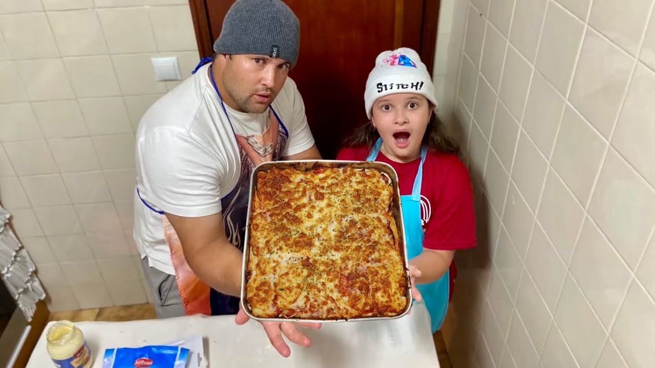Receita Gororoba tipo pizza de pão na forma no forno