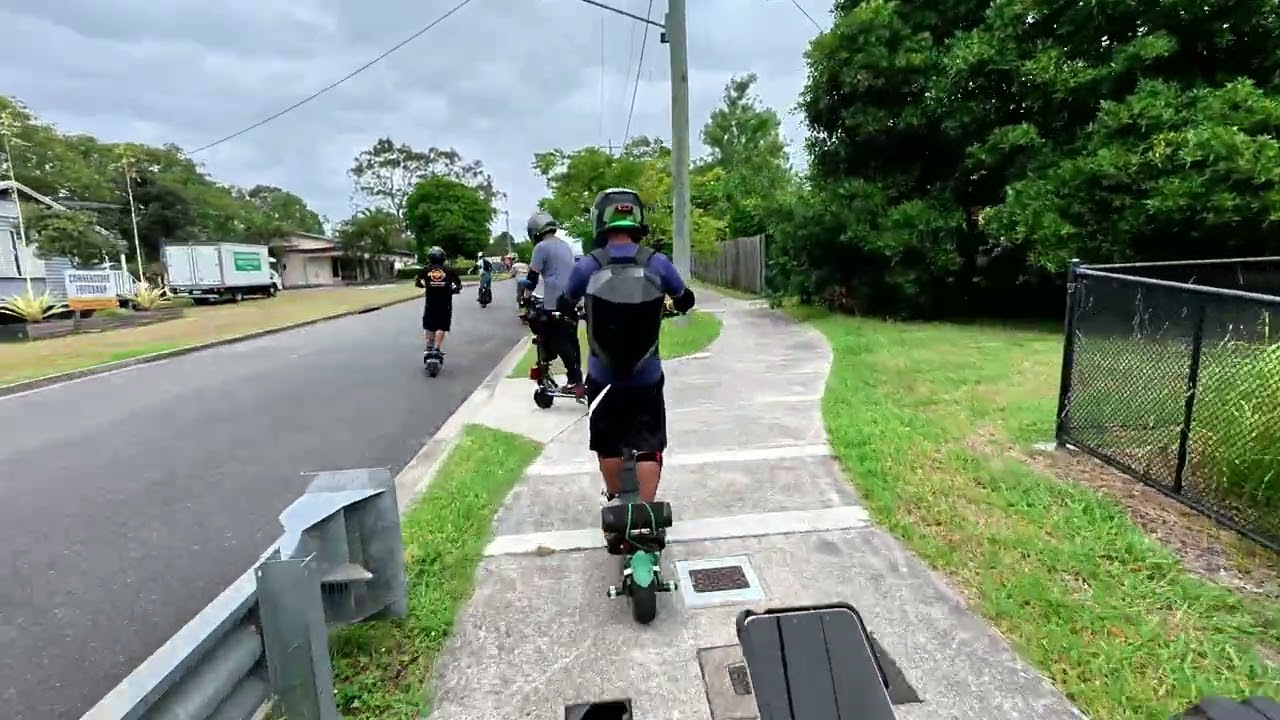 Brisbane: Richlands to Kangaroo Point to Hamilton 79kms PT1 #escooter #brisbane #kaabo #nami #sports