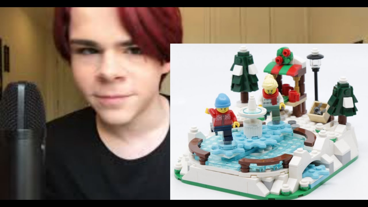 (ASMR) Lego Ice Skating Rink