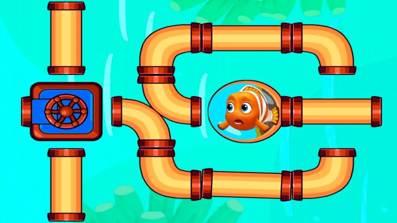 Solve the puzzle 🧩 and save the fish offline mobile puzzle game #viralvideo 
