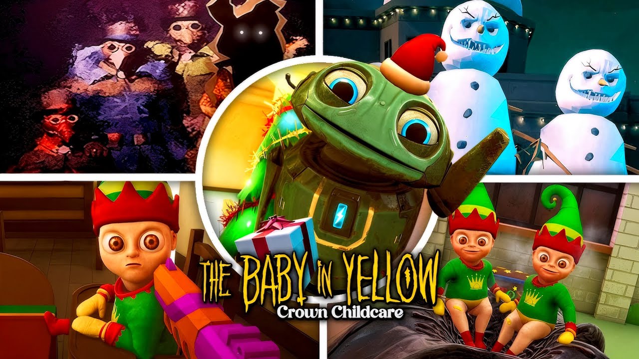 The Baby in Yellow: Crown Childcare 🎄 Christmas UPDATE - Full GAME Walkthrough & Ending (Showcase)