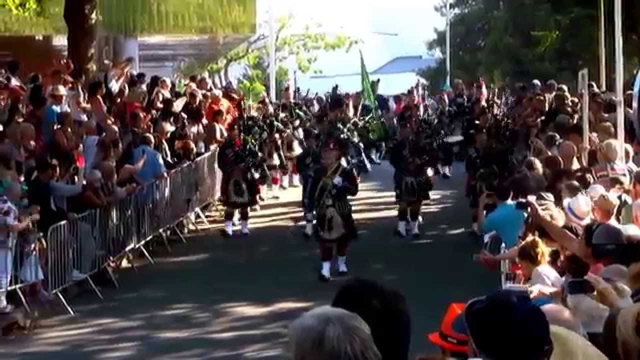 The Samarobriva Pipes and Drums, festival de Lorient 2014