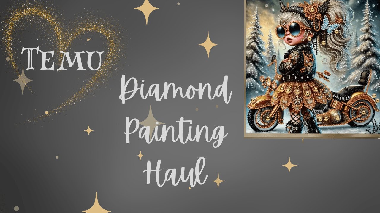 TEMU Diamond Painting Haul - Special Shape - Diamond Art Painting Craft Unboxing 90
