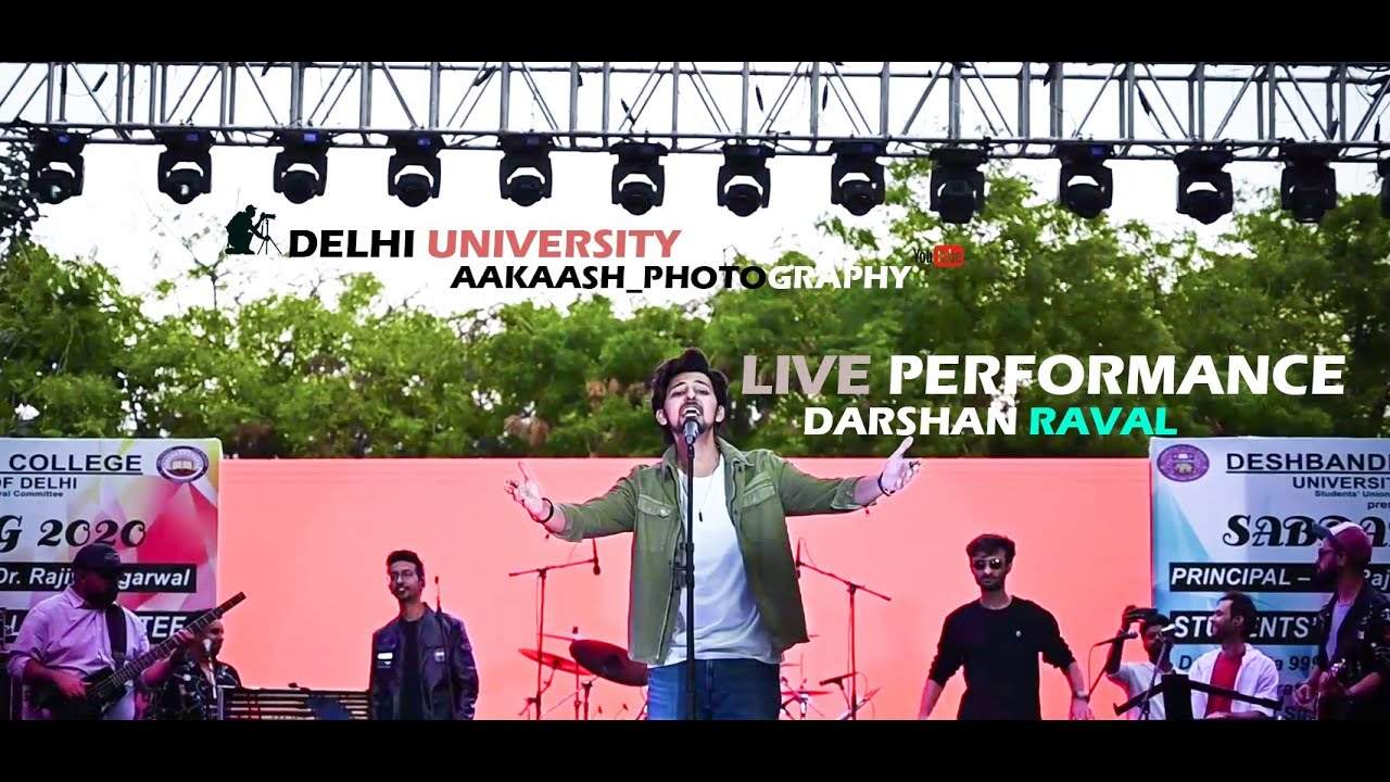 Darshan Raval Live Performance 2020 || Delhi University