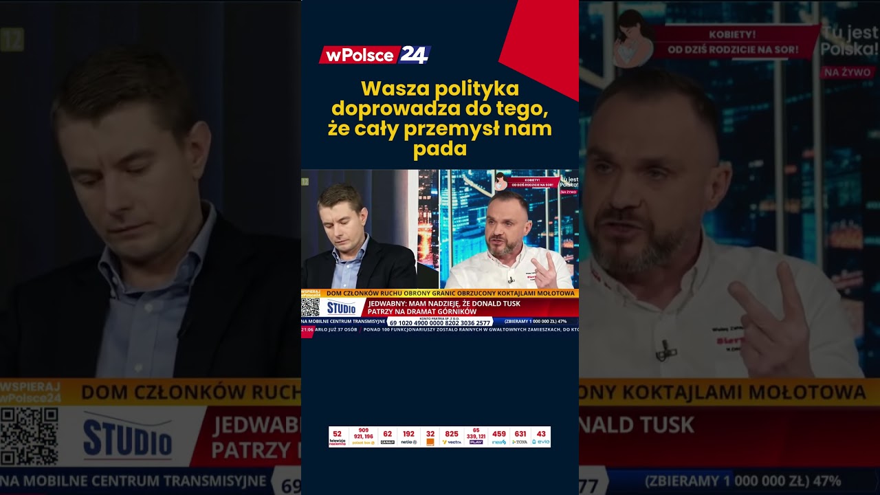 Wasza polityka doprowadza do tego, że cały przemysł nam pada. Pada g&oacute;rnictwo, hutnictwo