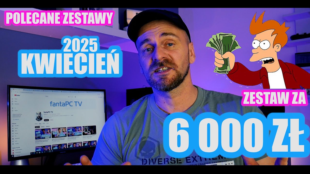 Komputer do GIER za 6000 zł Kwiecień 2025 | POLECANE ZESTAWY KOMPUTEROWE