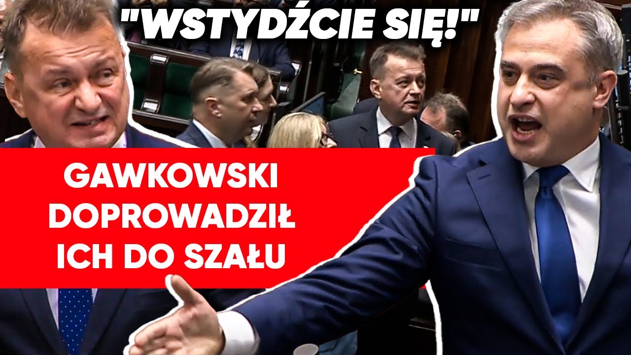 Gawkowski odpalony jak nigdy. Posłowie PiS zaczęli wrzeszczeć. Błaszczak nie tego wytrzymał