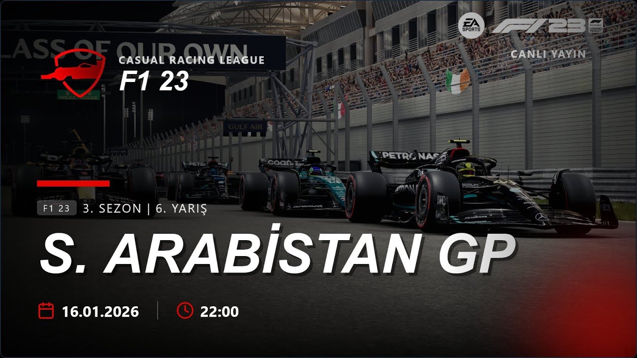 CRL | F1 23 3. Sezon 6. Yarış - Suudi Arabistan GP