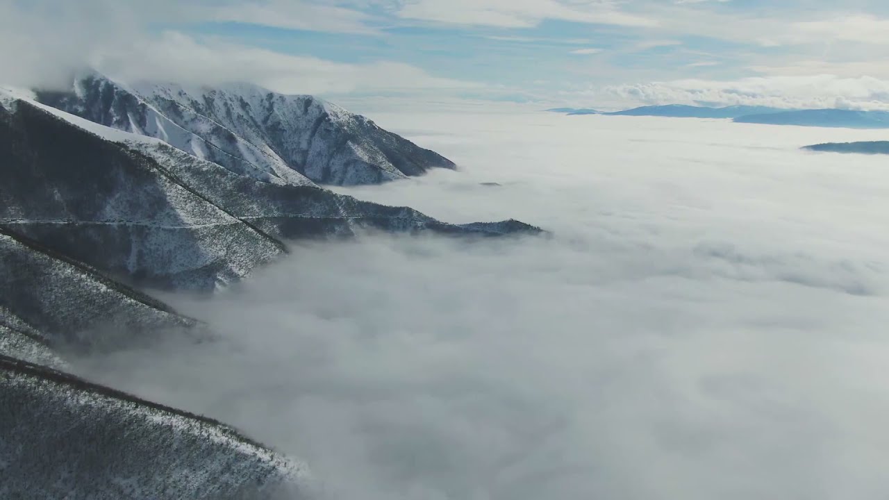 60-Minute Meditation | Coastal Mountain Calming Visual + Audio - Ambient Sounds for Stress Relief