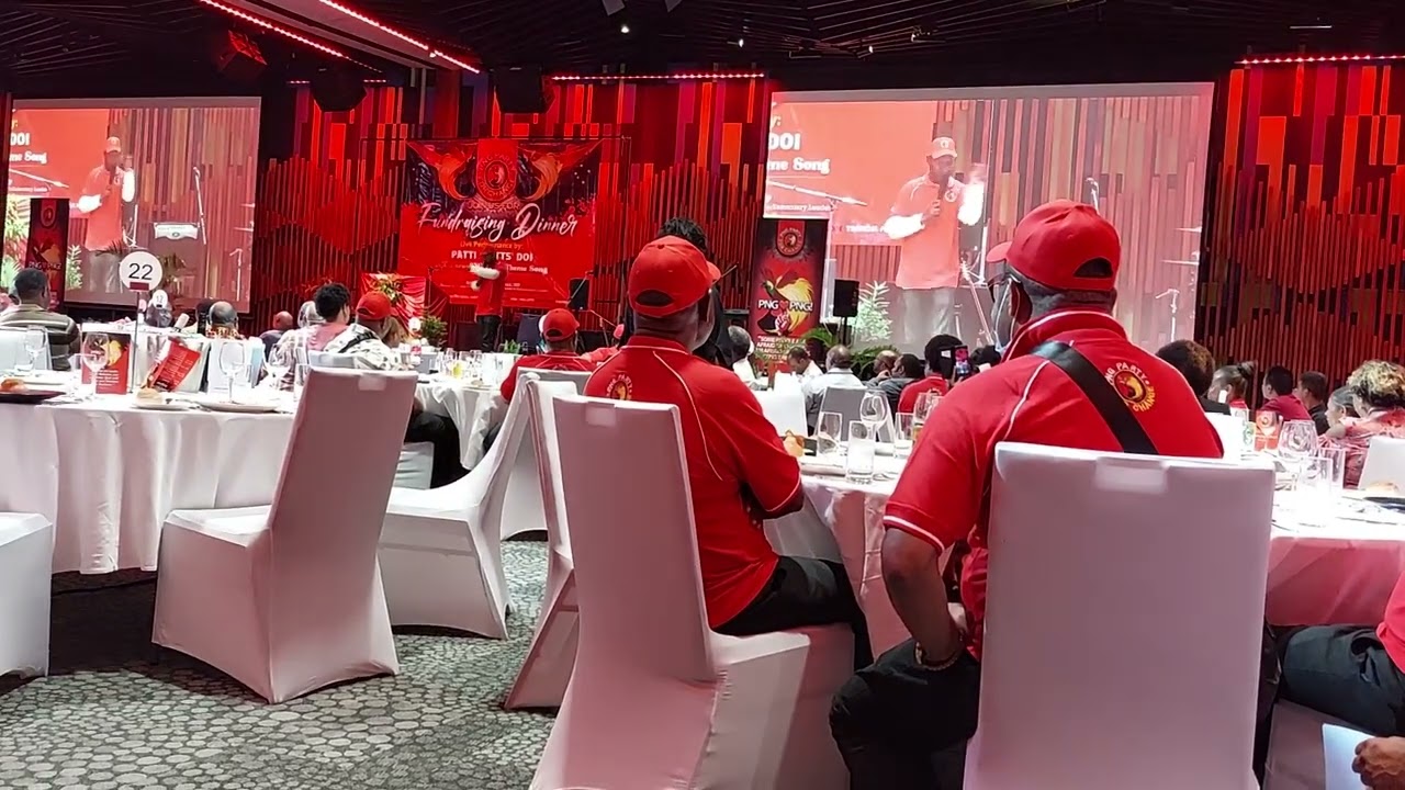 Elton Kili at PNG Party Convention
