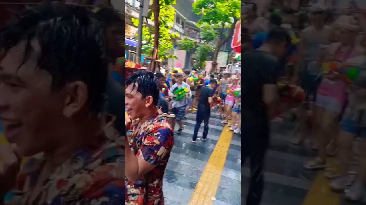 Welcome to the Worlds Biggest Water Festival, Songkran Thailand 2023. Day 1