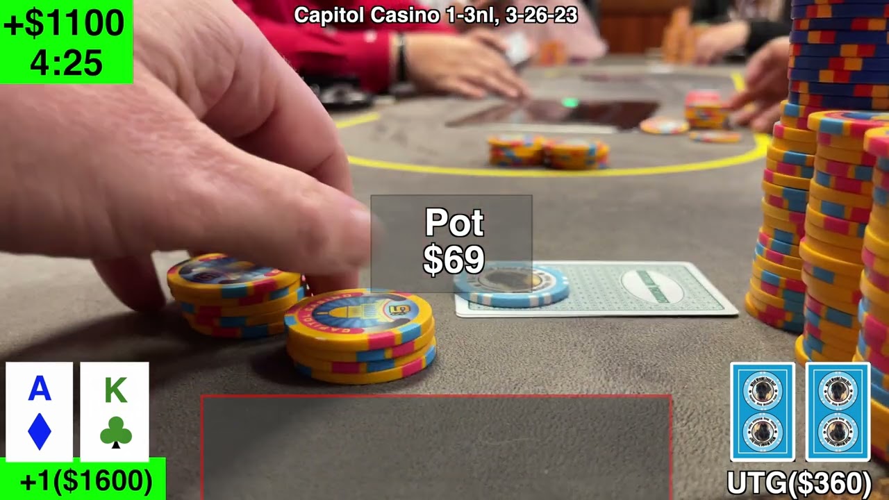 Running Good at The Capitol Casino MUG, покерный видеоблог 153