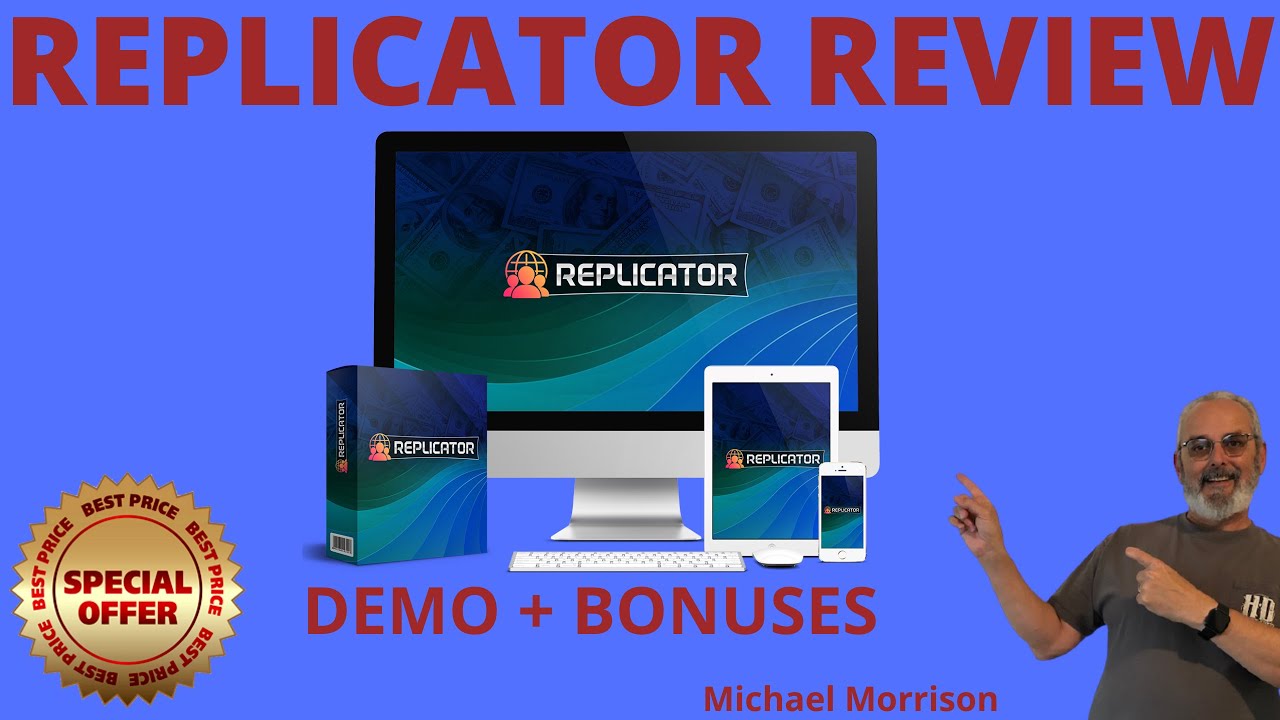 🔥REPLICATOR REVIEW + BONUSES🛑WAIT!!!🛑DON'T MISS OUT ON MY INSANE BONUSES🔥