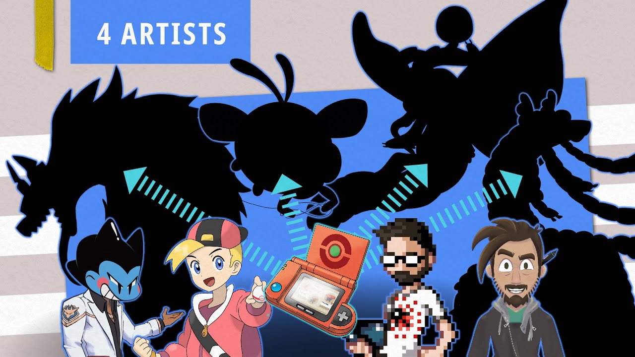 We designed 8 Pokémon from the same Pokédex entries