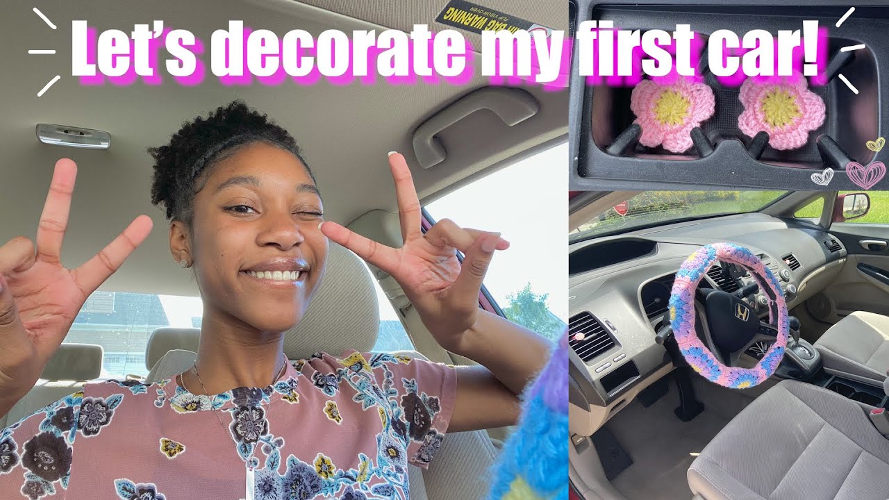 CLEAN AND DECORATE MY FIRST CAR WITH ME!