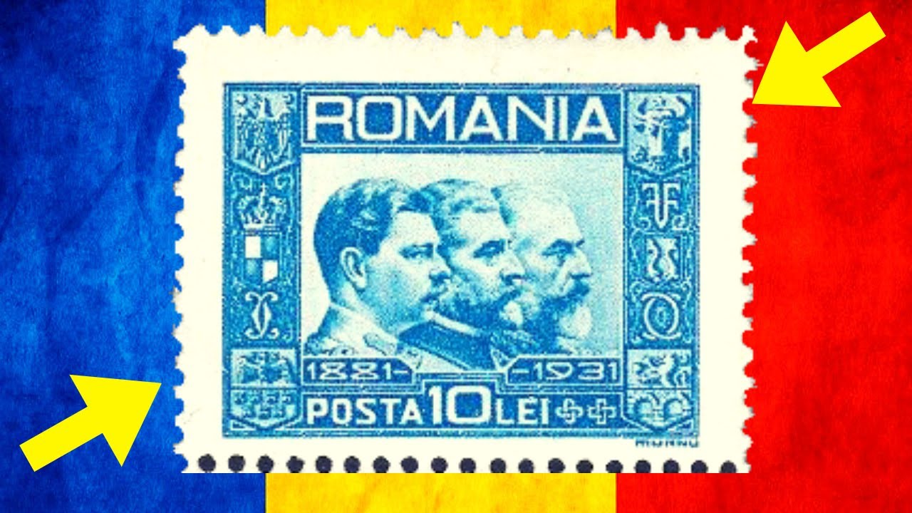 MOST VALUABLE RARE ROMANIA STAMPS of values - philately