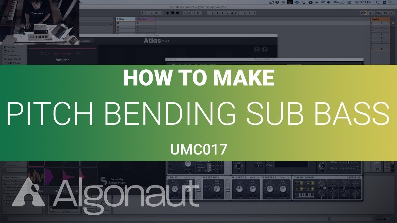 How to make Pitchy Sub Bass for Tech House like Chris Lake 'Stay With Me' [UMC017] | Algonaut